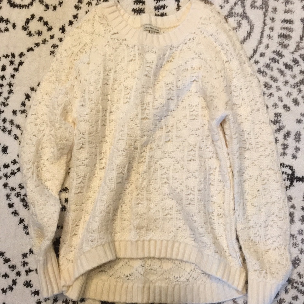 CALVIN KLEIN JEANS Cozy Ivory Sweater